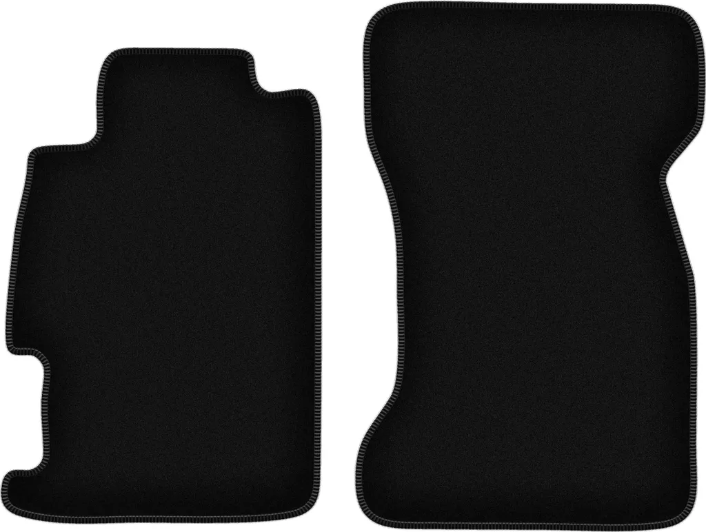 Tappetini Anteriori Rover 600 Berlina - Velluto Nero con Fissaggi