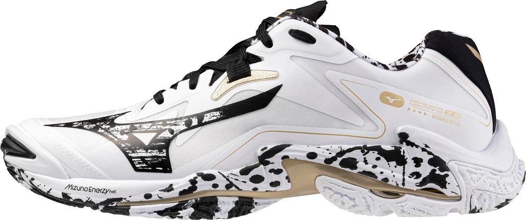 Mizuno WAVE LIGHTNING Z8 Black Oyster/White/MP Gold 41