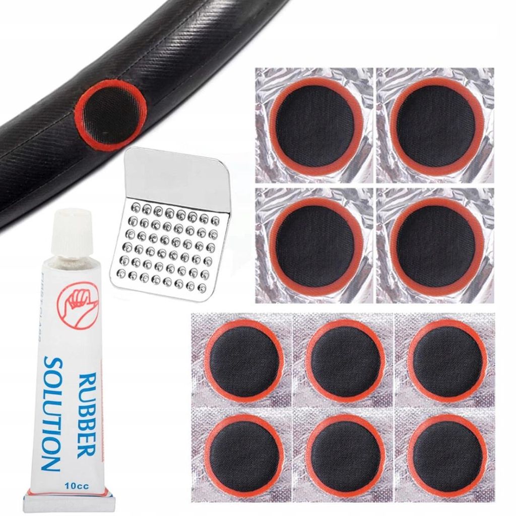 Fahrrad Reparatur Set 12-teilig Flickzeug Fahrradflickzeug Produktbild 