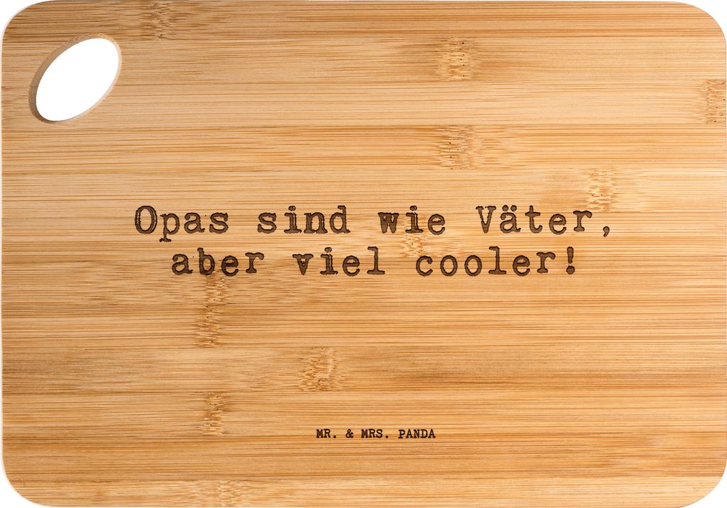 Mr. & Mrs. Panda Holzbrett Opas sind wie Väter,... - Transparent - Geschenk, Schneidebrett, Sprüche, schneidbrett, Brett, Vatertag, Großeltern, ...