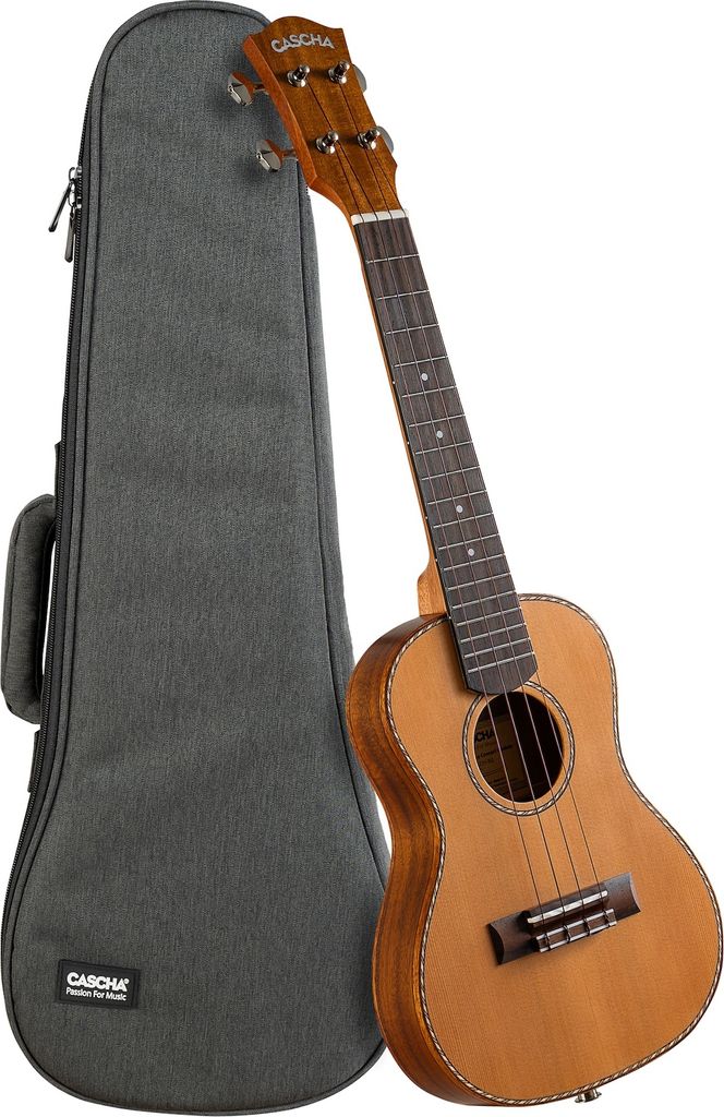 Cascha CUCCS1-EQ Natural Konzert-Ukulele