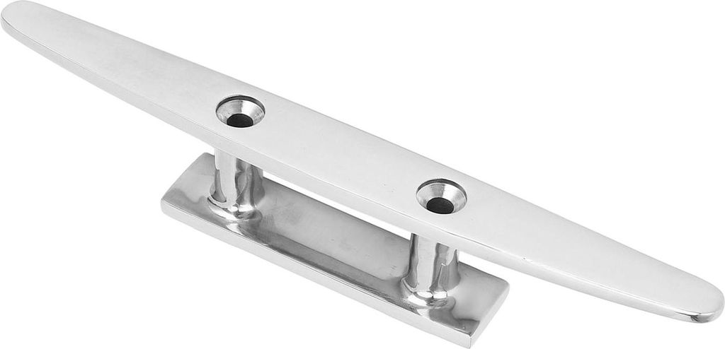 Bootsklampe mit offener Basis, Edelstahl 316, poliert, 20,3 cm, Dockklampen, zur Befestigung für Yacht, Frachtschiff, Schnellboot