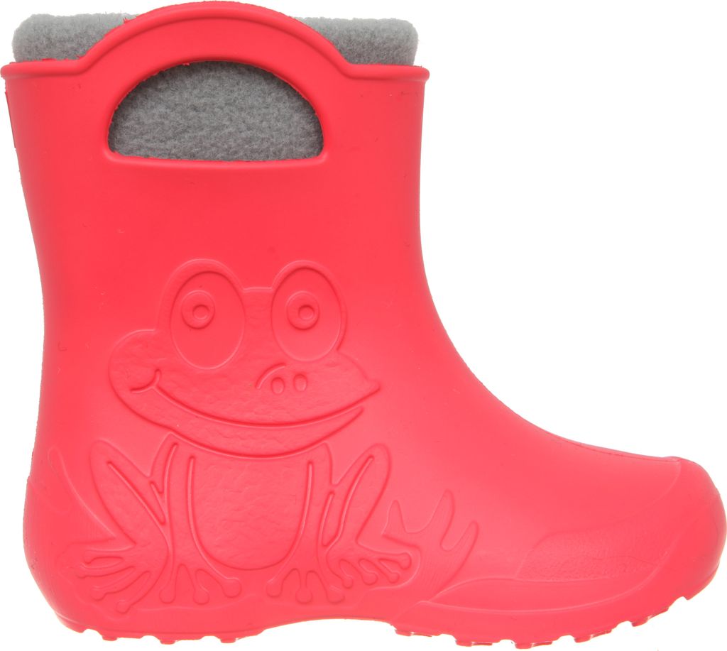 Camminare Schneestiefel Gummistiefel Frosch Rot mit Thermoeinsatz (ohne Befestigung)