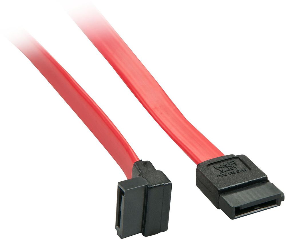 LINDY SATA III Kabel 90° 7pol. SAS kompatibel 0.2m