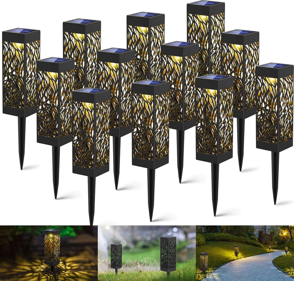 Speed 12x LED Solarlampe Solarleuchte Gartenlicht Produktbild 12