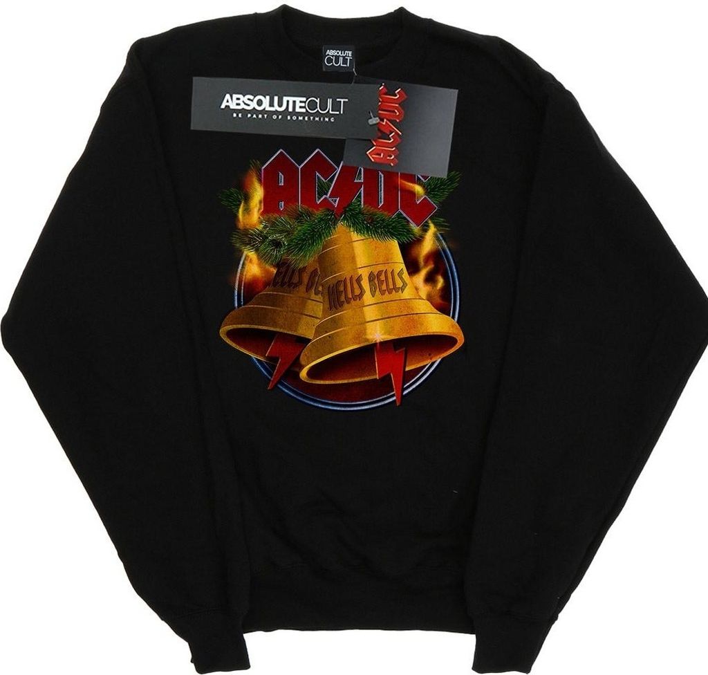 AC/DC - "Hells Bells" Sweatshirt für Jungen BI3196 (140-146) (Schwarz)