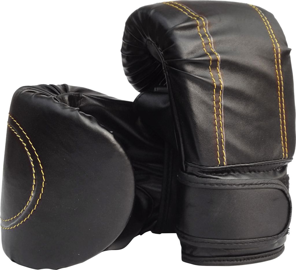1 Paar Boxhandschuhe, verstellbar, atmungsaktiv, ergonomisch, für Erwachsene, Kampf-Grappling-Handschuhe für Fitnessstudio, Schwarz