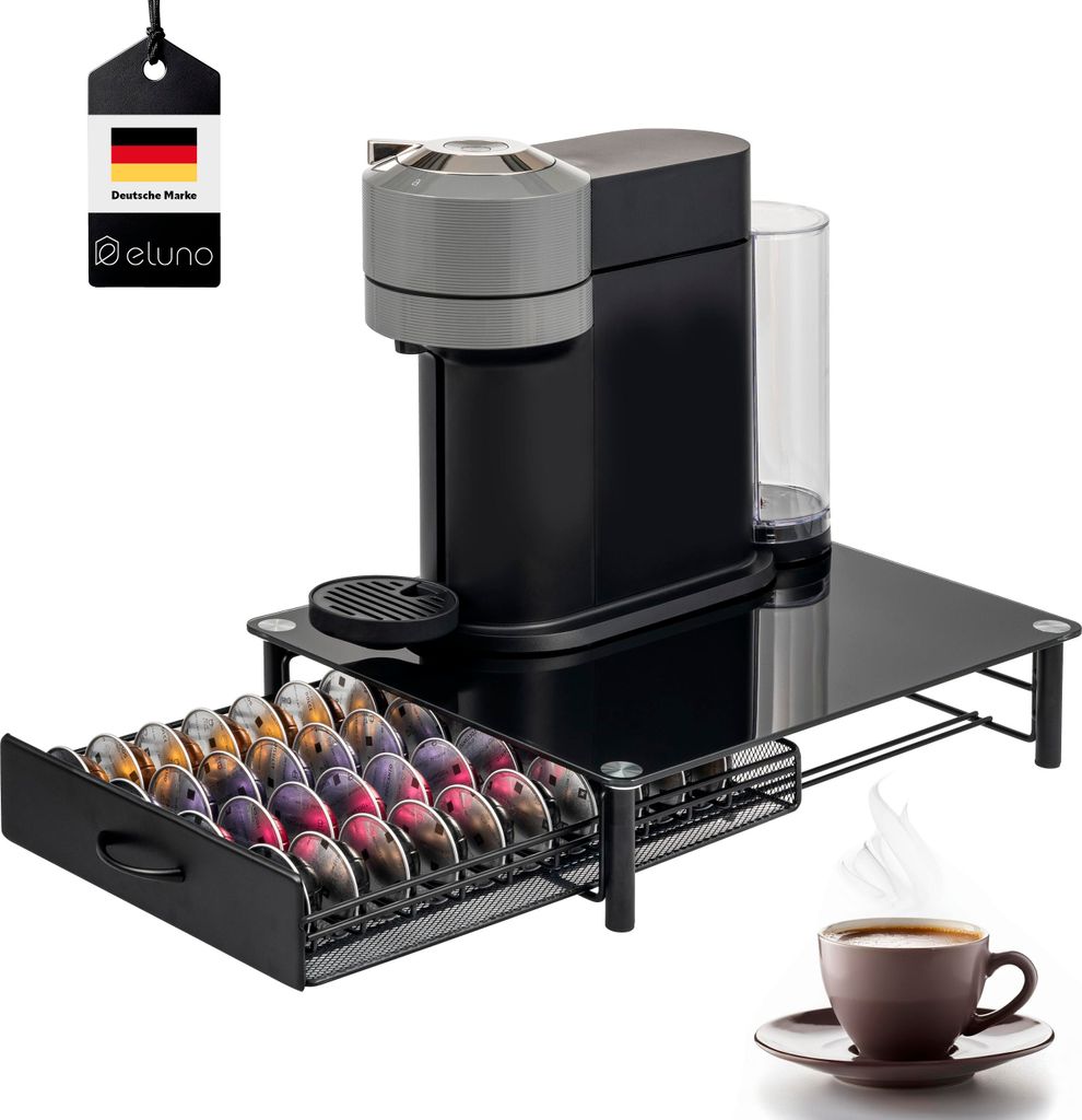 eluno Kapselhalter für 40x Nespresso Vertuo, Schubladenbox, Produktbild 