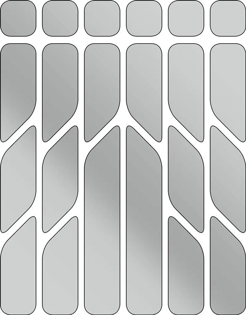 Autocollants réfléchissants argent Reflex haute visibilité Rie:sel