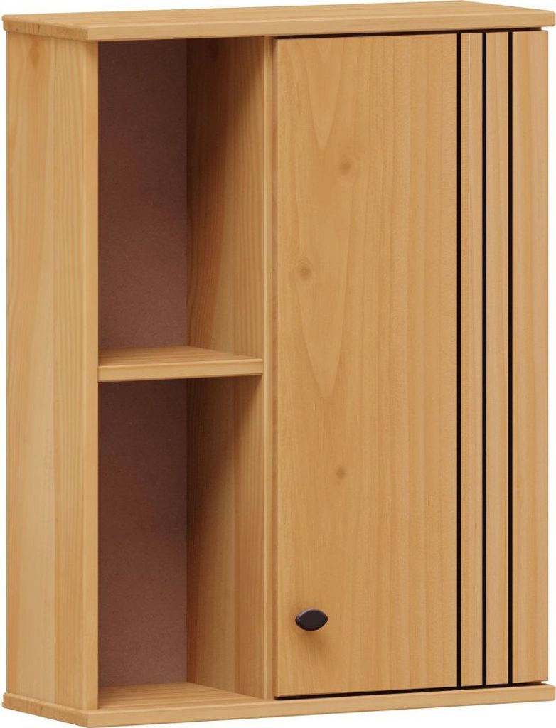 Hängeschrank Badezimmer Kiefer massiv eichefarbig WILLOW-69