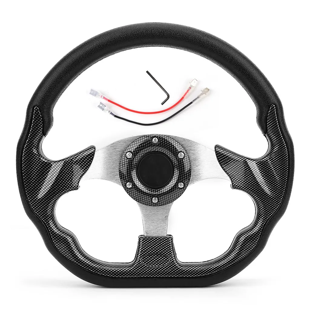 Volant de voiture universel 320mm en fibre de carbone pour le drift