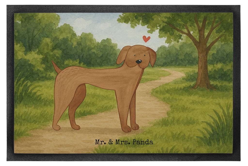 Mr. & Mrs. Panda Schmutzmatte Hund Dogge Design 40 x 60 cm - Weiß - Geschenk, Sprüche, fußmatte, Herz, Haustürmatte, Bodenvorleger, Vierbeiner,...