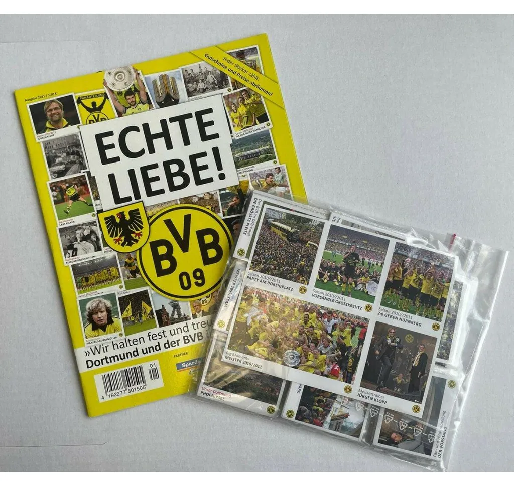 Album de foot Panini BVB Dortmund avec toutes les images de la série