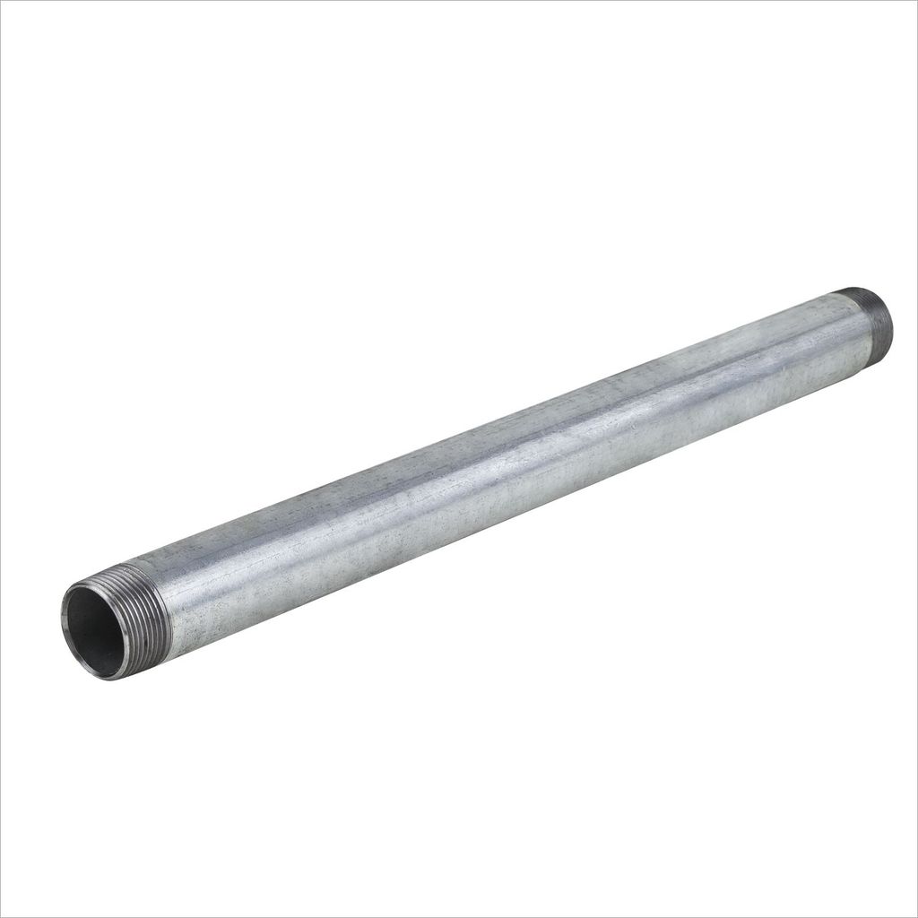 Rohrdoppelnippel 1" Zoll 33,7 x 1000mm DN25 Rohrnippel verzinkt
