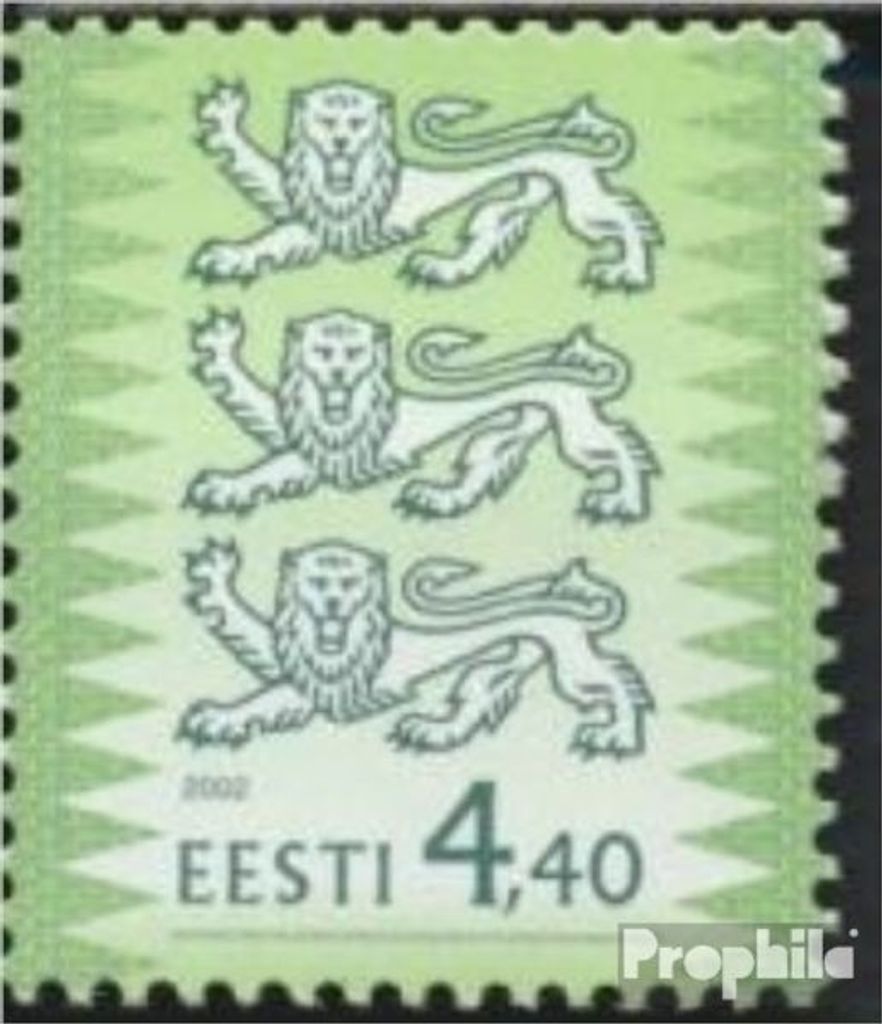 Briefmarken Estland 2002 Mi 450I (kompl.Ausg.) postfrisch Löwen
