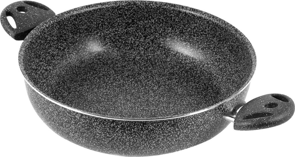 Home Stone Antihaft-Pfanne mit 2 Griffen, Stone, Anthrazit, 26 cm