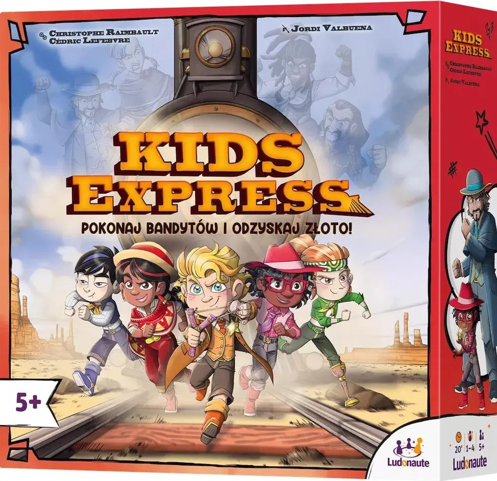 Jeu éducatif Kids Express version polonaise avec matériel en bois