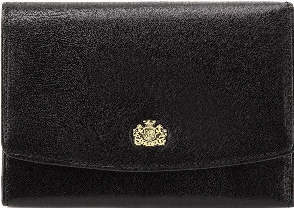 Grand Portefeuille Vertical Collection Arizona en Cuir de Vachette 14cm