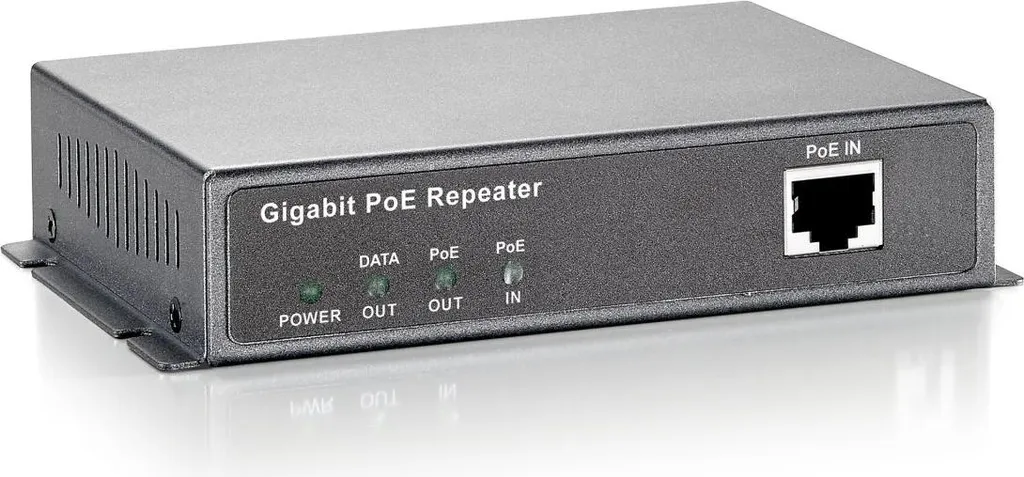 Répéteur LevelOne PoE+ 1xGE PoE 1xGE Gris - Extension Réseau Gigabit