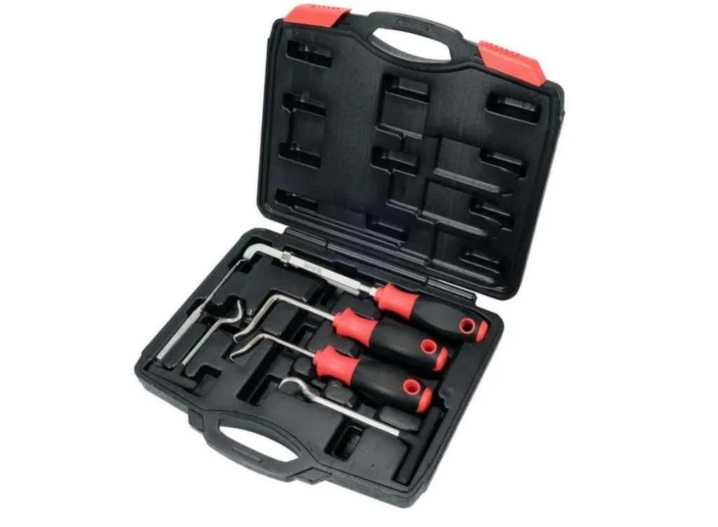 Yato YT-08422 Set 4 Ganci per O-Ring e Guarnizioni in Acciaio