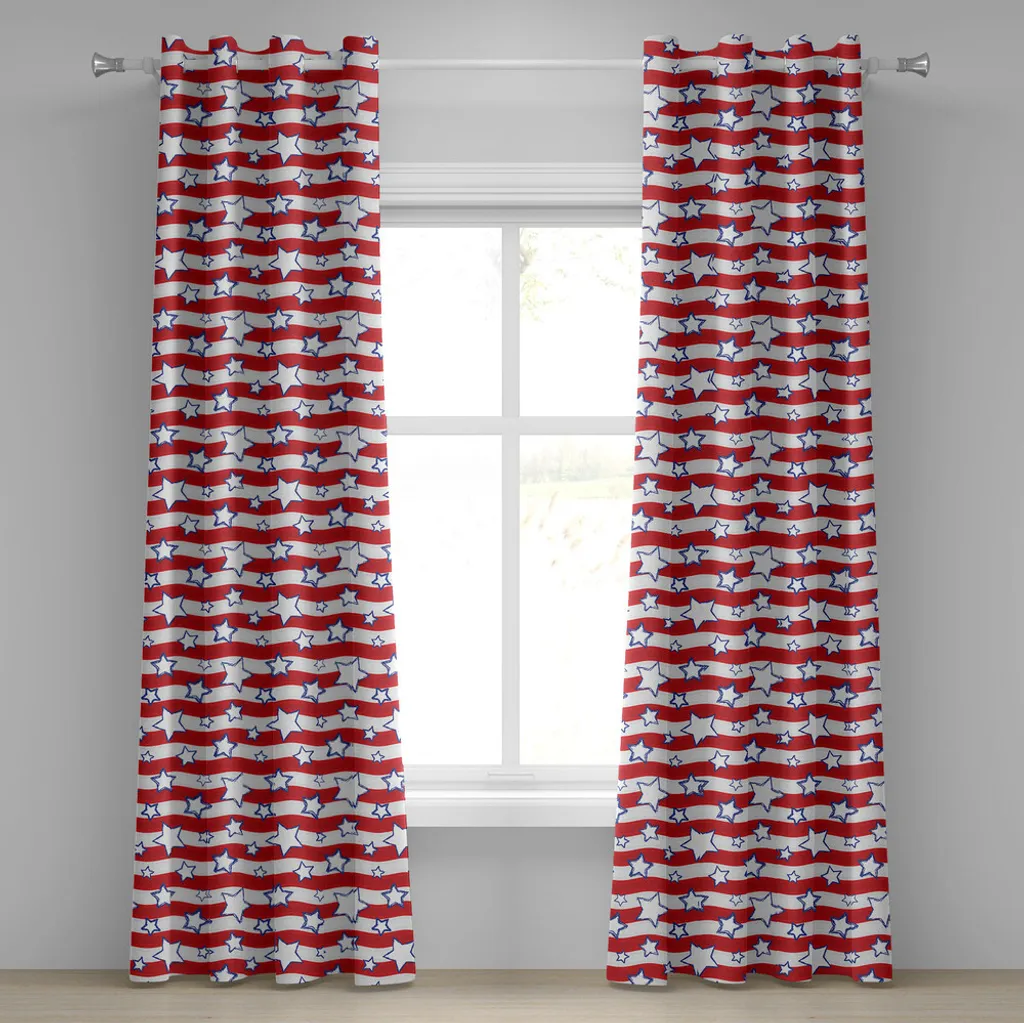 Set Tende ABAKUHAUS Blu Navy 280x175cm - Alta Resistenza e Lavabili
