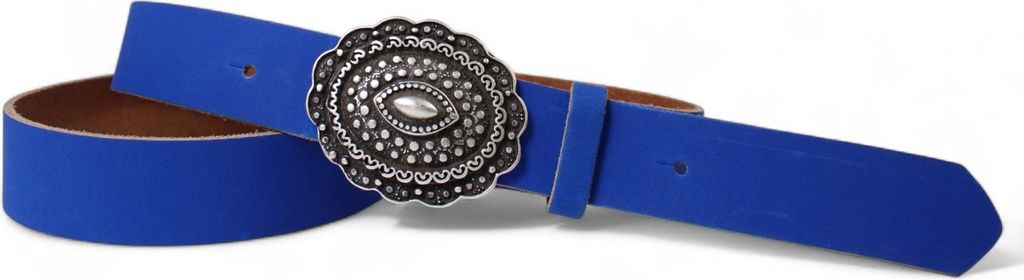 FRONHOFER Damen Ledergürtel 3 cm verzierte Gürtelschnalle, Koppelschnalle echt Leder