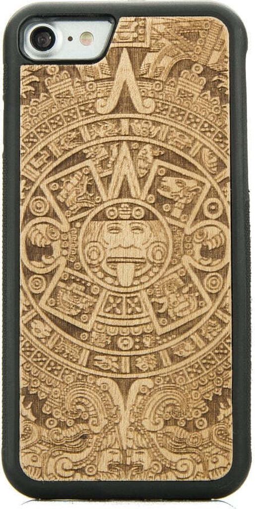 Holzhülle für iPhone SE 2020, Bewood Aniegre Aztekischer Produktbild 