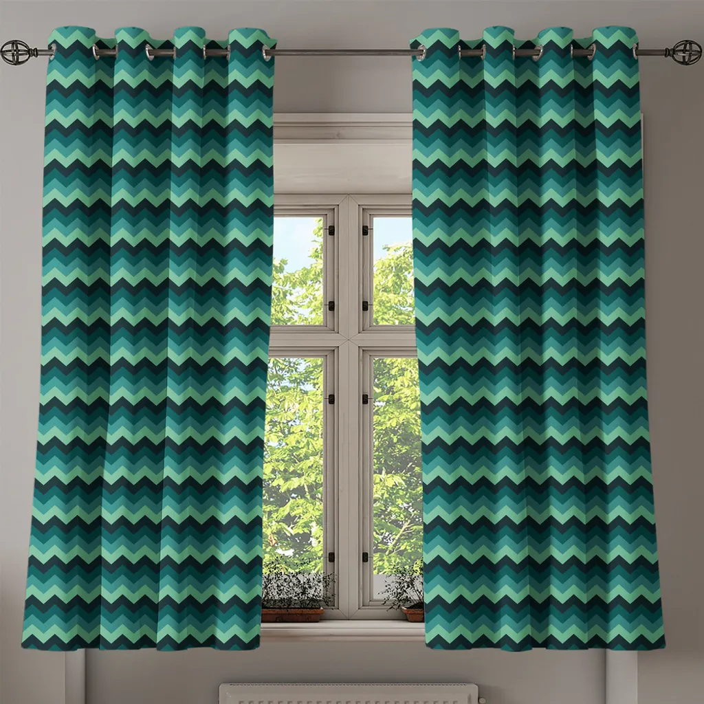 ABAKUHAUS Geometrico Tenda con occhiello, Retro Style
