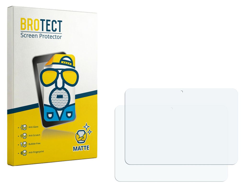2x BROTECT Schutzfolie für HP ElitePad 1000 G2 Displayschutz Displayschutzfolie Folie Matt Entspiegelungsfolie