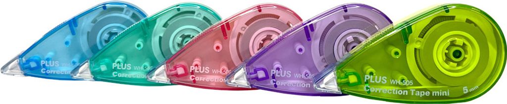 PLUS JAPAN 52298 Rouleau correcteur Mini Pastel, 5 mm x 6 m Image du produit 