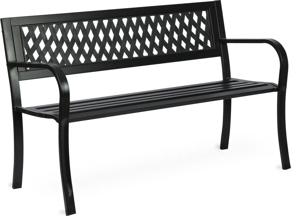 Banc extérieur robuste Clover 125 cm - Assise ergonomique et design