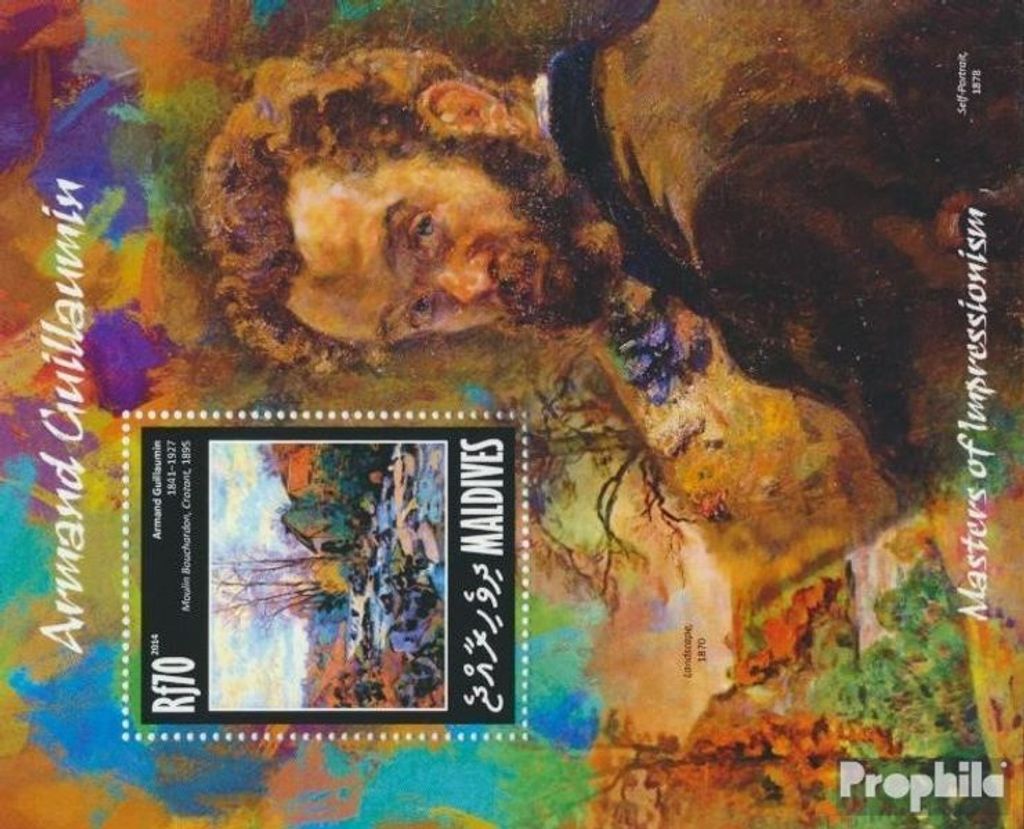 Briefmarken Malediven 2014 Mi Block 693 (kompl. Ausg.) postfrisch Armand Gaulamin