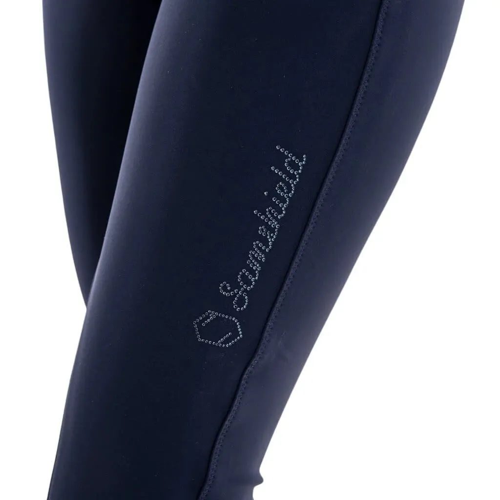 Culotte Samshield Adele Navy avec Genoux Grip et Détails Swarovski 36