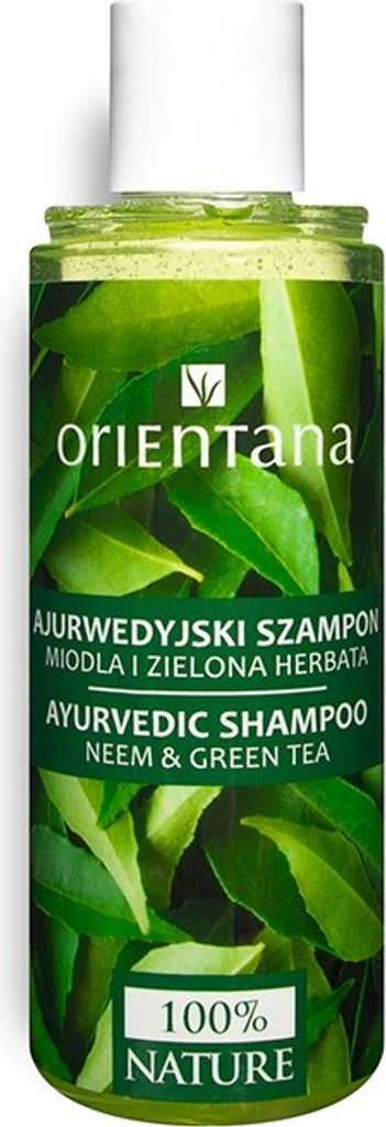 Orientana Neem and Green Tea Hair Shampoo 210ml - Natural Vegan Formula for Hair Loss and Scalp Issues