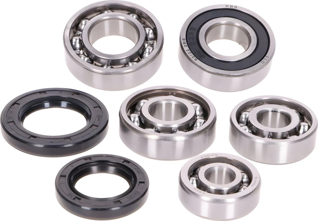 Lagersatz Getriebe inkl. Wellendichtringe für Yamaha X-Max, X-City, Aprilia Leonardo, Malaguti Madison 250-300 4T LC