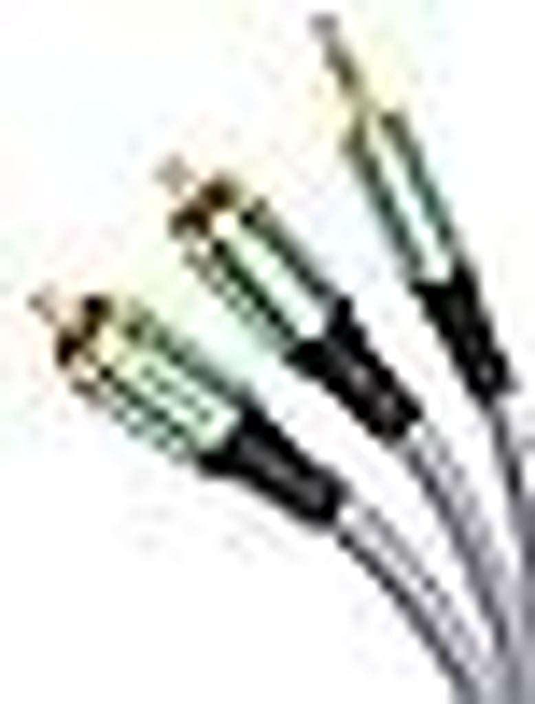 Cinch Kabel 3M, Klinke auf Cinch Kabel Chinch Subwoofer Kabel Adapter 3.5mm Klinke auf 2 x Chinch Stecker Stereo Audio Cable für TV, Smartphone, M...