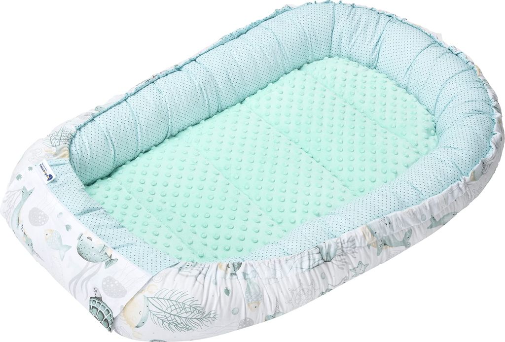 Babynest, Reisebett, Babynestchen, 100x60x15, Baumwolle Produktbild 