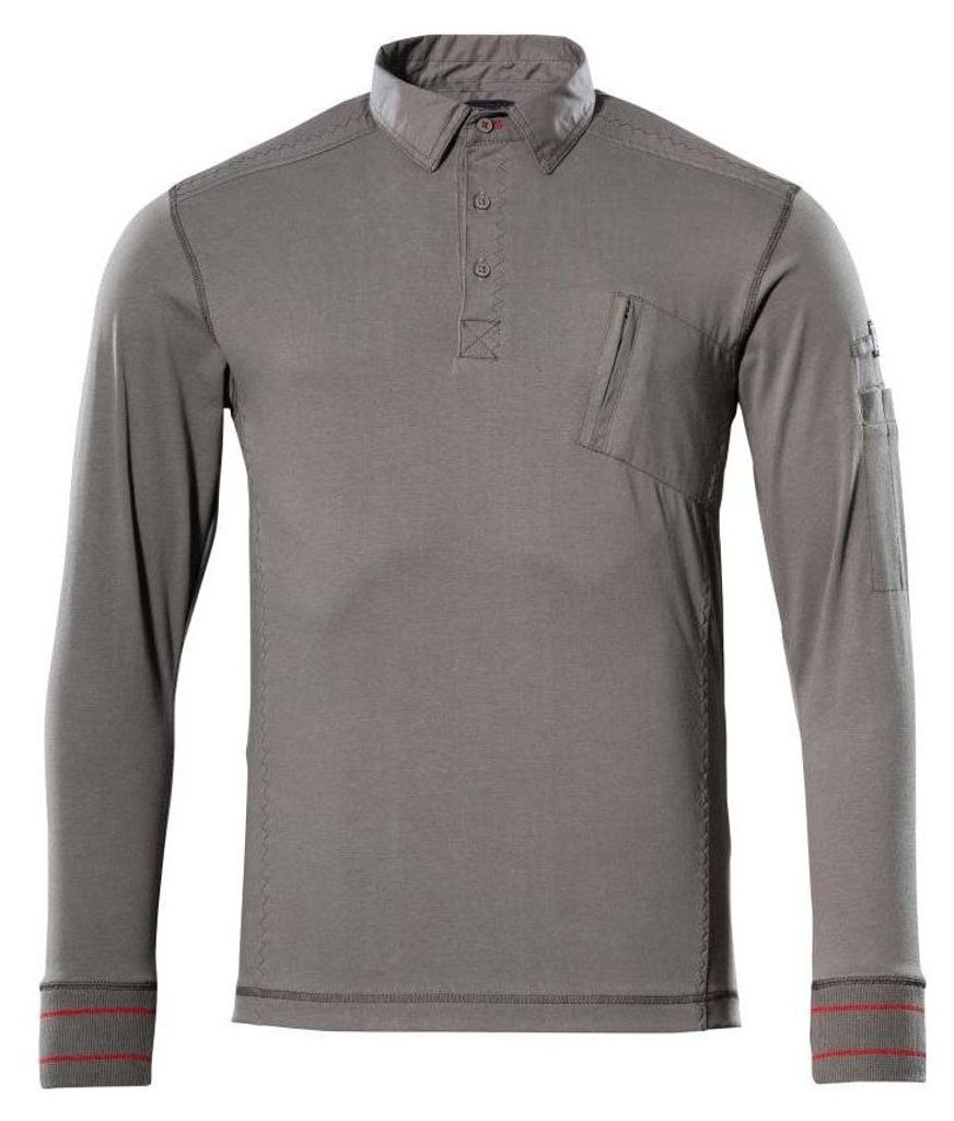 MASCOT® Ios Polo-sweatshirt Größe XL, hellanthrazit | Produktbild 