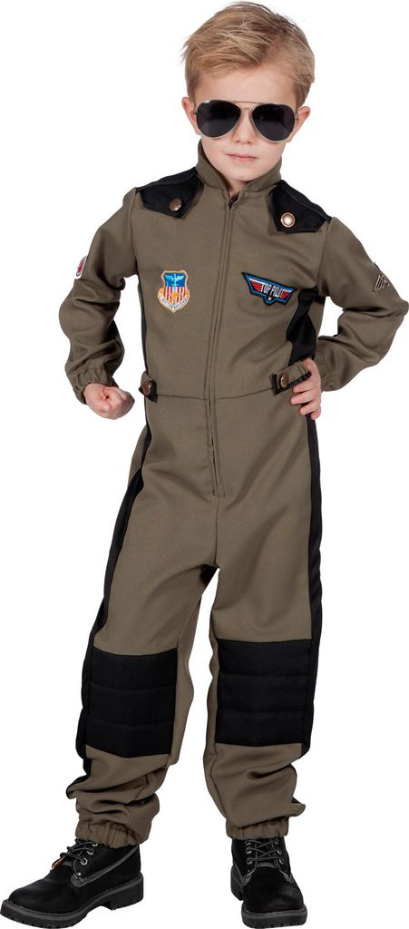 Piloot Top Gun Jongen Kostuum 116