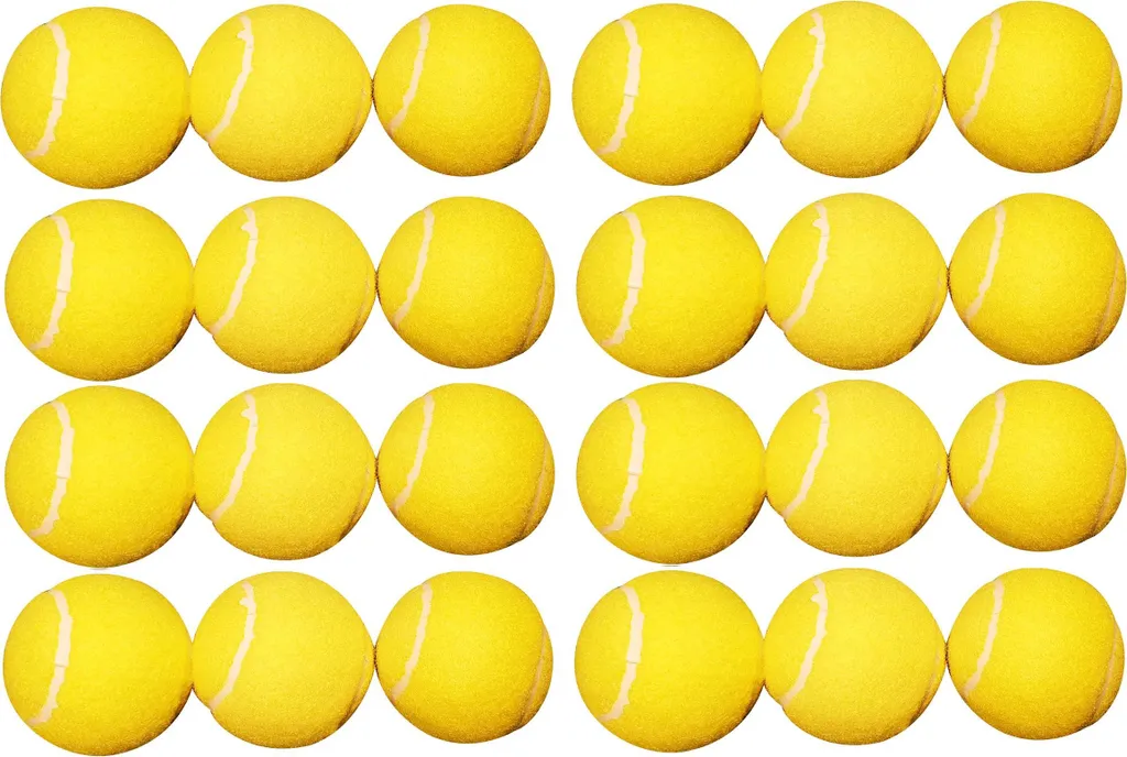 Balles de Tennis pour Entraînement Charlsten - Pack 24 Unités Durable
