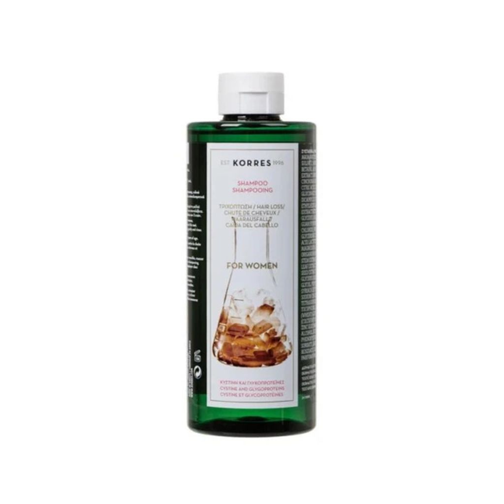 Korres Shampoo Cystin und Glykoproteine gegen Haarausfall für Frauen 400ml