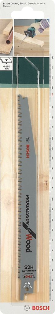 Lot de 2 lames coupe multimatériau BOSCH S2345x pour scie Image du produit 