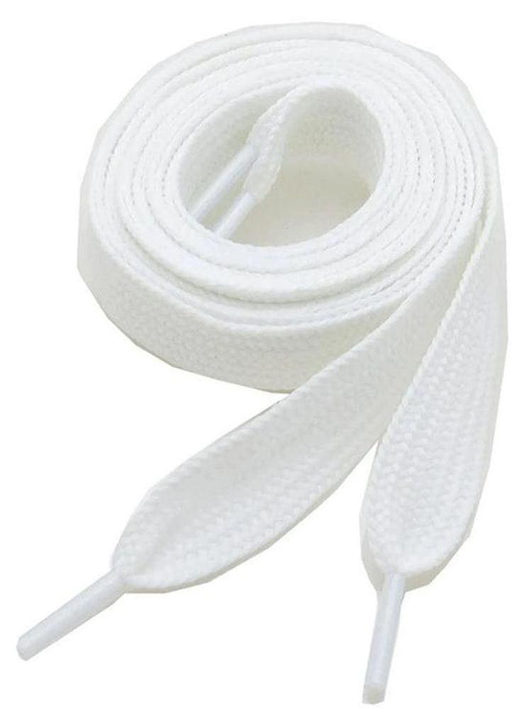 schnuersenkel flach breit 2cm weiss
