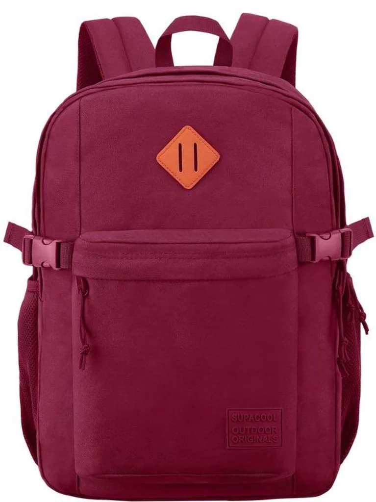 Sac à dos loisirs rouge bordeaux idéal pour vos balades et voyages