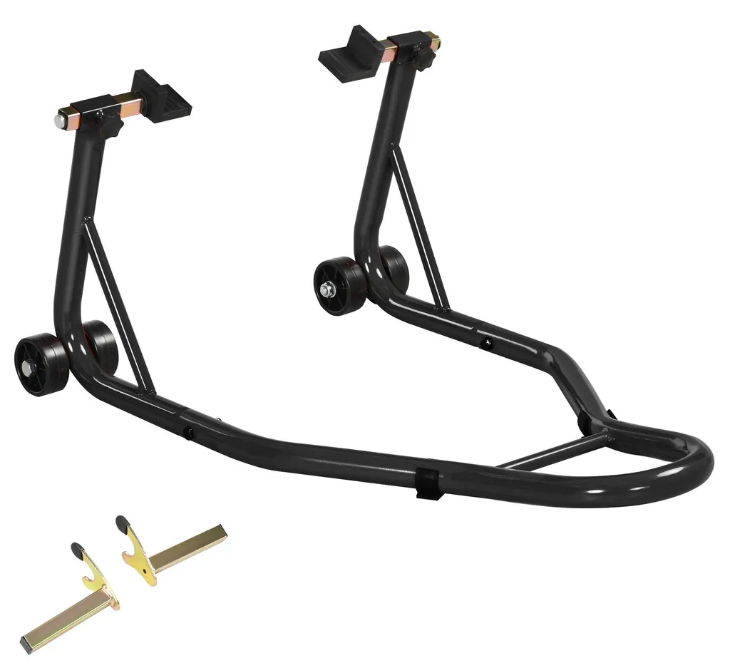 Lève moto arrière sur roulettes béquille de stand pour bras oscillant