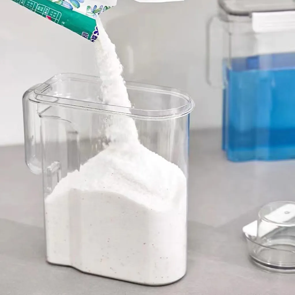 Dispenser Detersivo Ricaricabile - Contenitore Plastica Riutilizzabile - 5