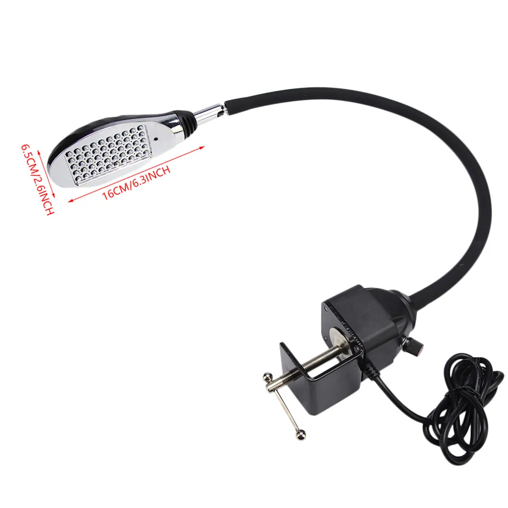 Lampe de travail 50-LEDs 8W pour machine à coudre industrielle réglable - 10