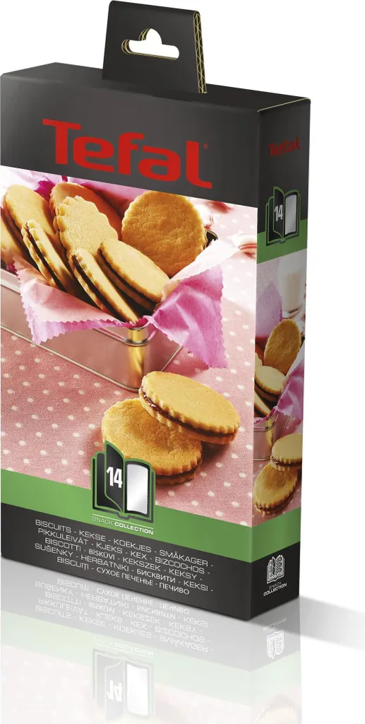 Tefal XA801412 Coffret Plaques Sandwich pour Gaufrier Snack Collection