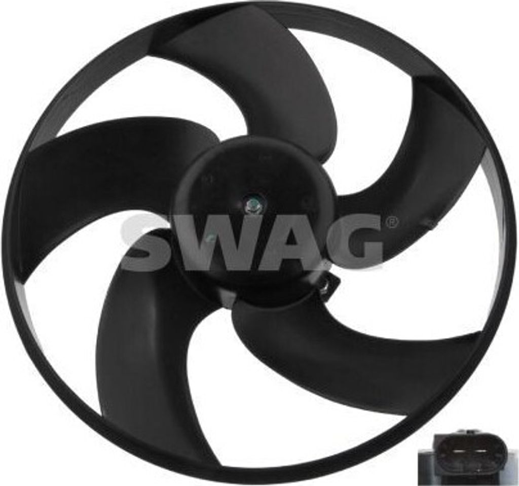 SWAG 62 94 0638 Lüfter Motorkühlung Kühlerlüfter passend für PEUGEOT 206 Schrägheck (2A/C) Wasserkühler
