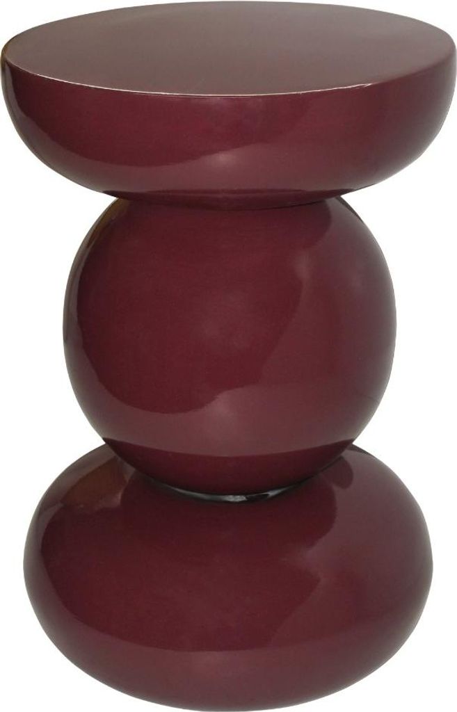 Brix - Beistelltisch Dex Maroon - 33x33x50cm Produktbild 